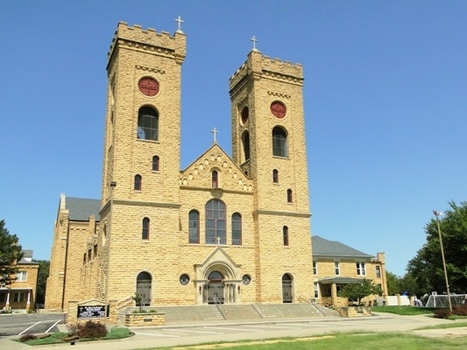 St. John’s Catholic Church. Mitchell County, Beloit, Kansas